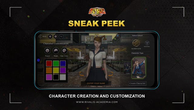 CHARACTER CREATION AND CUSTOMIZATION SNEAK PEEK 