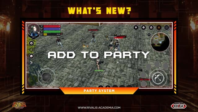 NEW BETA FEATURE: PARTY SYSTEM